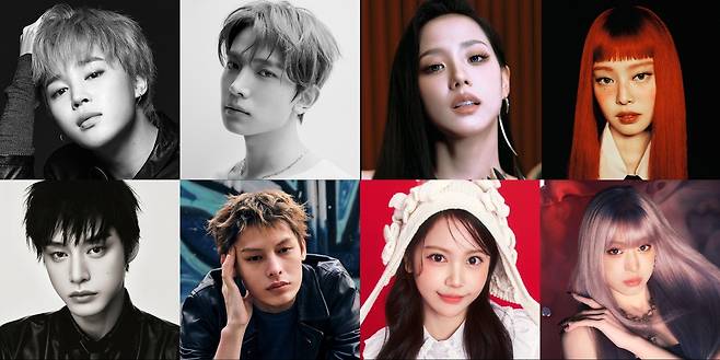 방탄소년단 지민(빅히트 뮤직), 에반(빌리프 랩), 블랙핑크 지수(BLISOO, YG엔터테인먼트), 제니(OA엔터테인먼트, YG엔터테인먼트), 제로베이스원 김지웅(WAKEONE), 코르티스 제임스(빅히트 뮤직), 하츠투하츠 카르멘(SM엔터테인먼트), 베이비몬스터 아현(YG엔터테인먼트)