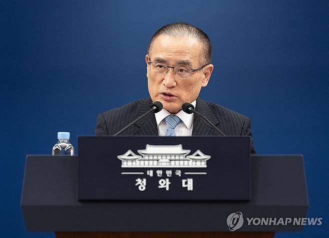 위성락 청와대 국가안보실장 [연합뉴스 자료사진]