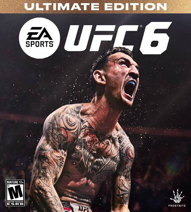 컴퓨터게임 'UFC 6' 표지 모델로 등장한 맥스 할로웨이. 사진=일렉트로닉 아츠