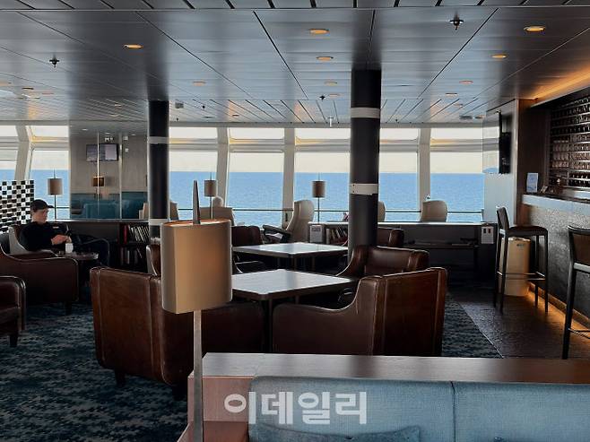 1893년부터 노르웨이 베르겐에서 시르케네스까지 노르웨이 해안 34개 항구를 쉬지 않고 오가는 배 ‘후르티그루텐’ 배 내부 (사진=이민하 기자)