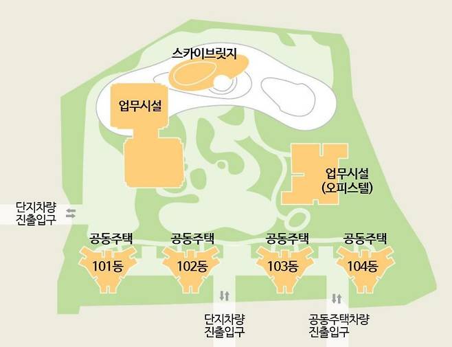 하림산업이 제출한 양재 도시첨단물류단지 평면도 재구성. 아시아경제 이영우 기자