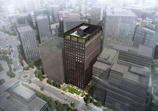서울 종로구 수송동 대림빌딩 부지에 들어서는 업무복합시설 조감도. 서울시 제공