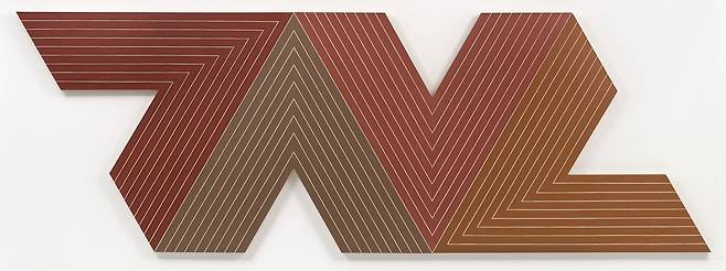 인도의 황후, 1965, 뉴욕현대미술관 소장. 변형캔버스의 대표작이다. [사진 MoMA]