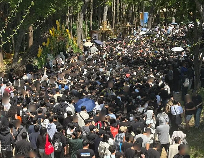 지난 1일 서울 성동구에서 열린 포켓몬스터 행사에 사람들이 대거 참여하고 있다. 독자 제공