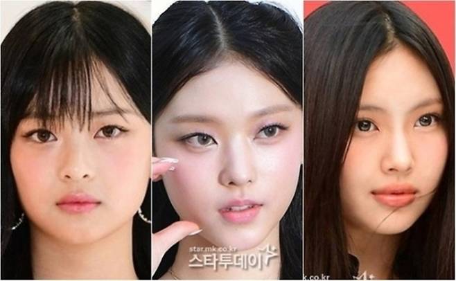 뉴진스 하니, 해린, 혜인. 사진ㅣ스타투데이DB