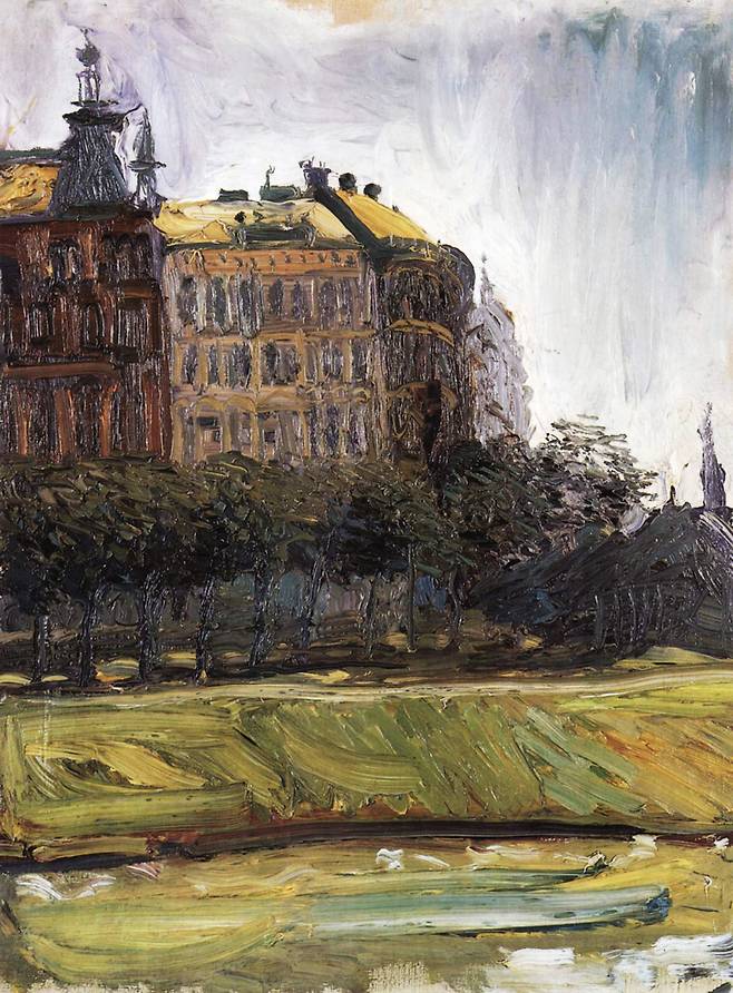 리하르트 게르스틀, 도나우 운하에서, 1908, 캔버스에 유채, 63x47cm, 레오폴트 미술관 [commons.wikimedia.org]
