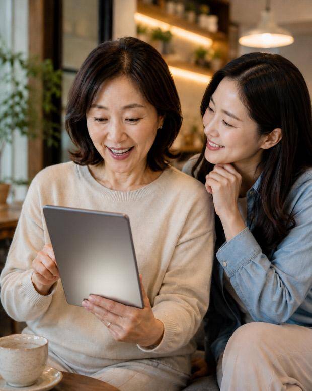 최근 SNS에서 엄마를 향한 애정을 ‘엄마 동결건조’, ‘엄미새’ 등 밈으로 표현하는 문화가 확산하고 있다.  <ChatGPT Image>
