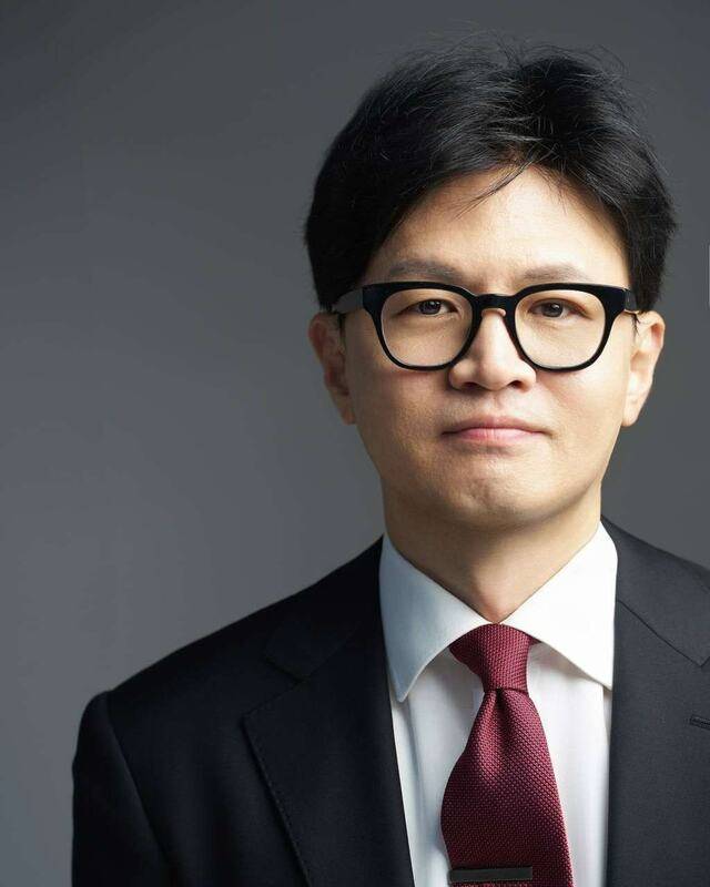 부산 북갑에 출마한 한동훈 후보.