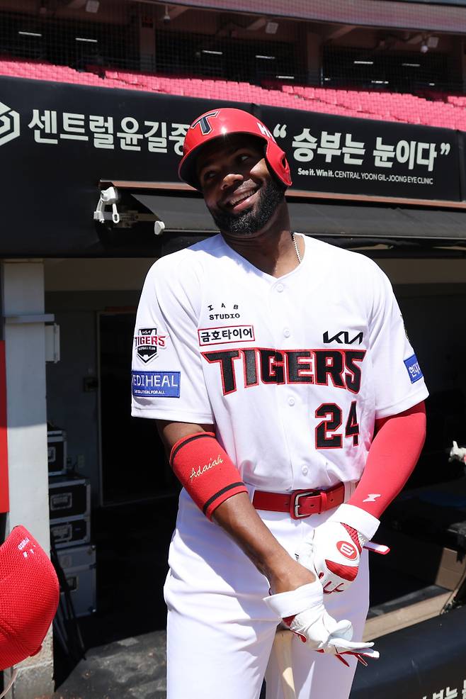 부상 대체 외국인 타자로 임팩트를 보여주고 있는 아데를린 로드리게스. KIA 제공