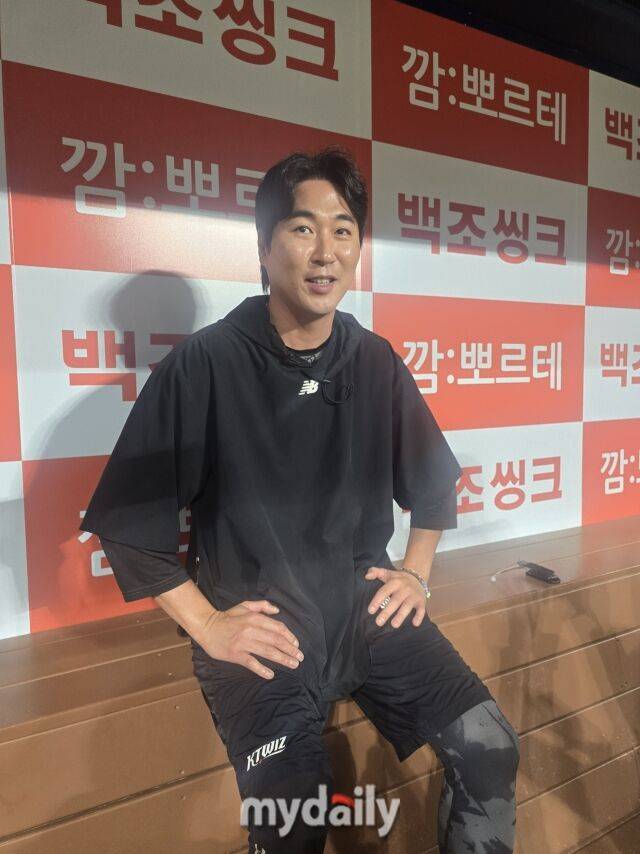 KT 위즈 우규민이 10일 서울 고척스카이돔에서 키움 히어로즈와의 원정경기를 앞두고 인터뷰하고 있다./고척=김진성 기자 kkomag@mydaily.co.kr