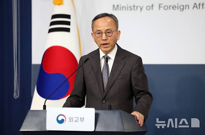 [서울=뉴시스] 김선웅 기자 = 박일 외교부 대변인 자료사진. 2026.04.28. mangusta@newsis.com