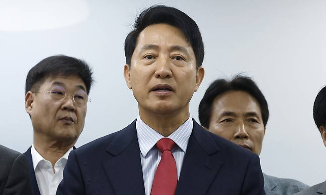 오세훈 국민의힘 서울시장 후보. 뉴스1