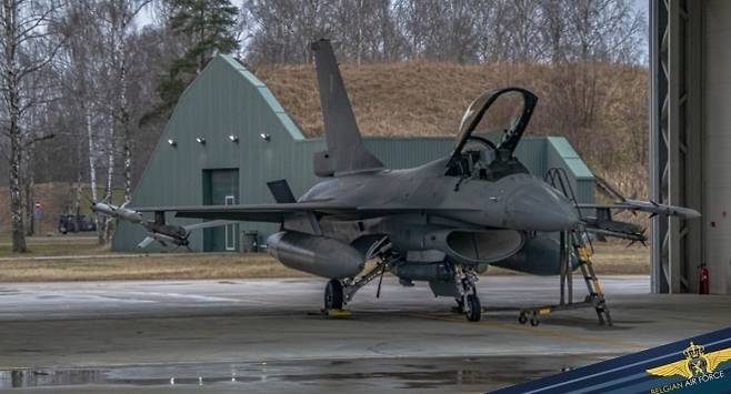 F-16 전투기. 벨기에 공군 제공