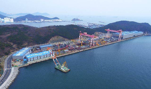 대선조선 다대조선소. 대선조선 제공