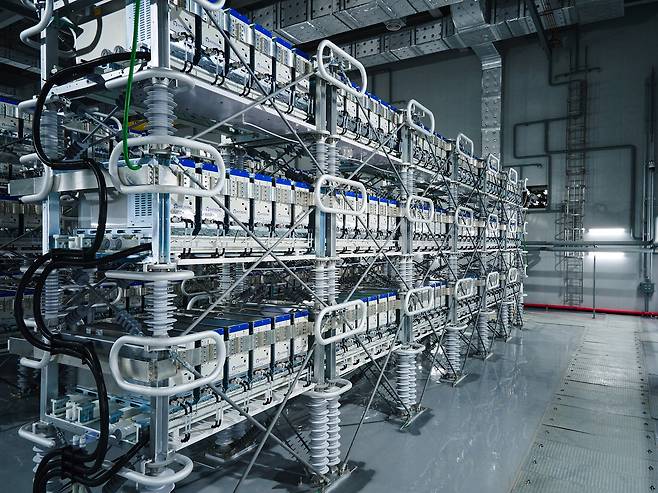 효성중공업이 독자기술로 개발한 전압형 HVDC./사진=효성