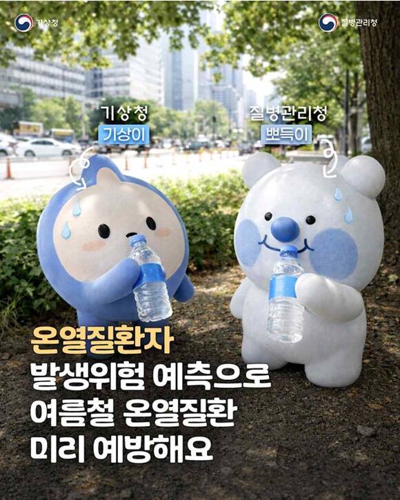 기상청은 질병관리청과 함께 '온열질환자 발생 예측모델'을 개발하고 예측 정보를 제공한다고 11일 밝혔다. /기상청