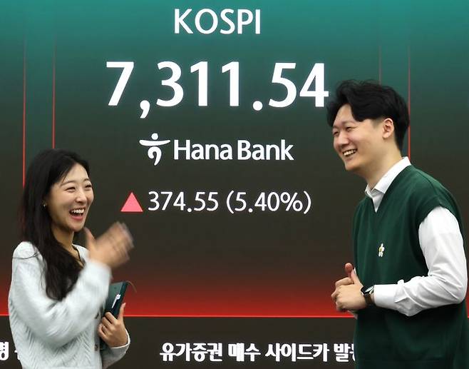 한국은행의 기준금리 인상 가능성에 금융주는 수혜를 입을 것으로 전망된다. ⓒ연합뉴스