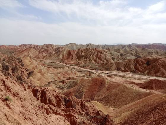 The Rainbow Mountains of Zhangye National Geopark, China [JOEL DOWN]