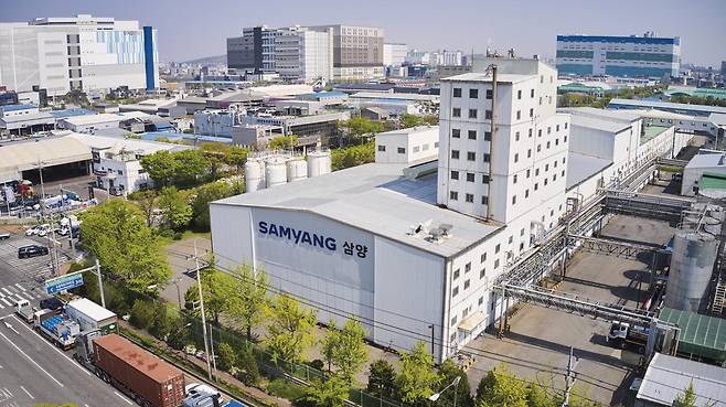 삼양사 인천2 냉동생지 공장 전경. 삼양사