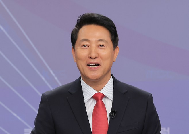 오세훈 서울시장 후보, 방송기자클럽 초청 토론회 [연합뉴스]