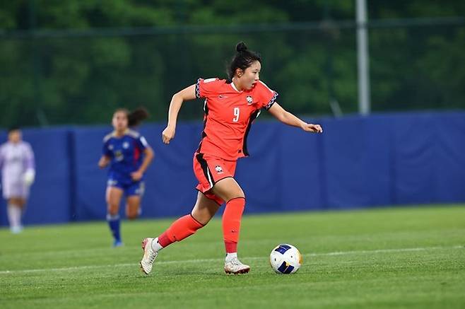 [서울=뉴시스] 여자 U-17 대표팀의 조안. (사진=아시아축구연맹 제공) 2026.05.11. photo@newsis.com *재판매 및 DB 금지