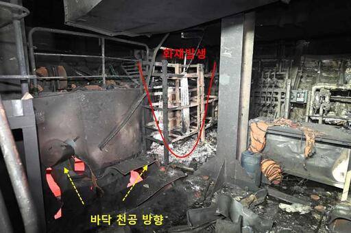 정부는 4일(현지시간) 호르무즈 해협 인근에서 HMM 소속 화물선 ‘나무호’에서 폭발과 화재가 발생했으며 미상 비행체의 타격에서 일어났다고 밝혔다. 미국 측은 이란 공격 가능성을 제기했지만, 이란 정부는 개입 의혹을 부인했고 한국 정부는 정확한 원인을 조사 중이다. 사진은 화재로 인한 선체 일부가 검게 그을린 모습. 외교부 제공