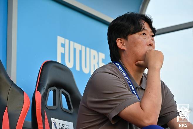 김현준 한국 U-17 대표팀 감독. /사진=대한축구협회 제공
