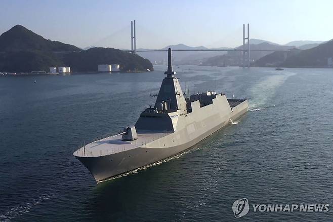 일본 모가미급 호위함 [AFP 연합뉴스 자료사진. 재판매 및 DB 금지]