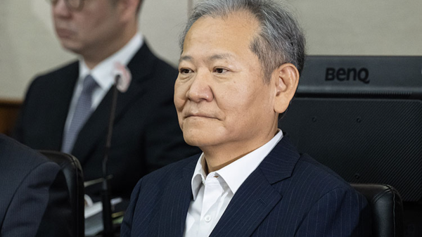 공판 출석한&nbsp;이상민&nbsp;전 장관. 연합뉴스