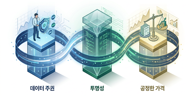 핵심은 데이터와 투명성 그리고 공정한 가격이다. (사진=생성형 AI)