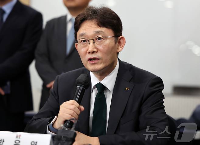 박윤영 KT 대표. 2026.4.9 ⓒ 뉴스1 김진환 기자
