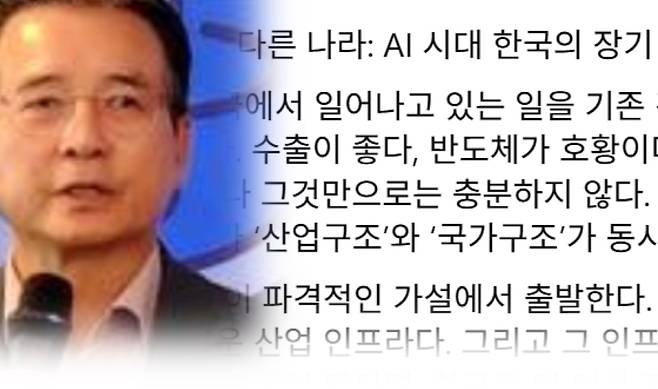 김용범 실장(왼쪽), 본인 페이스북 일부 캡처.