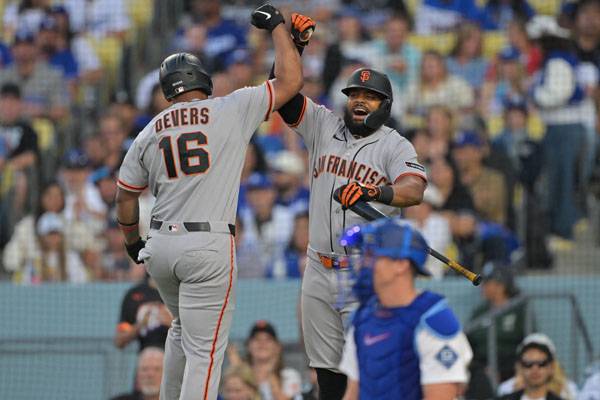 데버스는 2회 솔로 홈런을 터트렸다. 사진= Jayne Kamin-Oncea-Imagn Images= 연합뉴스 제공