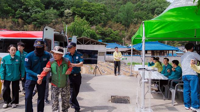 [합천=뉴시스] 합천군 산사태 재난대비 상시훈련 (사진=합천군 제공) 2026. 05. 12. photo@newsis.com *재판매 및 DB 금지