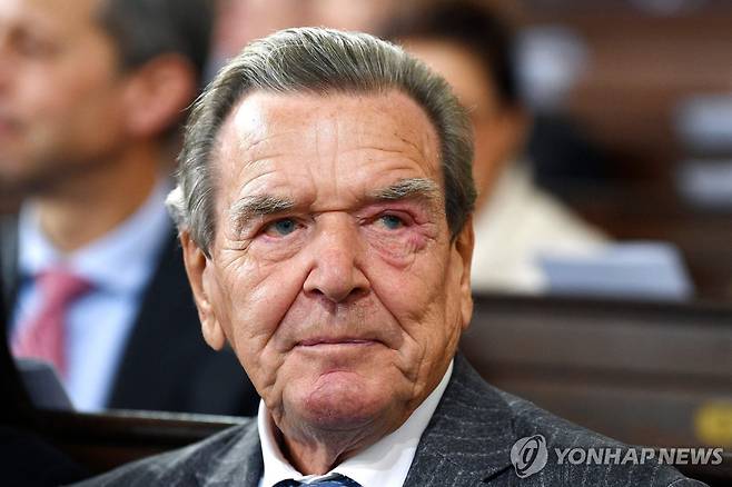 게르하르트 슈뢰더 전 독일 총리 [AFP 연합뉴스 자료사진. 재판매 및 DB 금지]