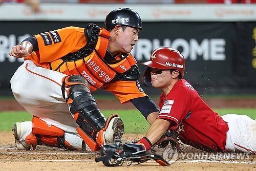 한화 포수 허인서 [연합뉴스 자료사진]