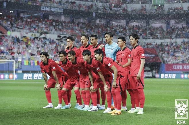축구 국가대표팀 [대한축구협회 제공. 재판매 및 DB 금지]