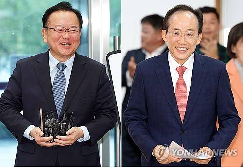 김부겸 더불어민주당 대구시장 후보(왼쪽), 추경호 국민의힘 대구시장 후보 [사진=연합뉴스]