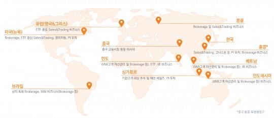 미래에셋증권 글로벌 진출 현황(2026년 3월 31일 기준) / 자료출처= 미래에셋증권
