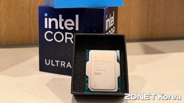 코어 울트라7 270K 플러스 프로세서. (사진=지디넷코리아)