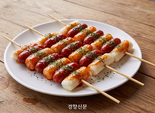 휴게소 대표 간식 소떡소떡. 인공지능(AI) 생성 이미지