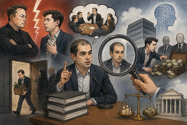 오픈AI IPO 앞두고 샘 올트먼 이해충돌 논란 [그림=챗GPT]