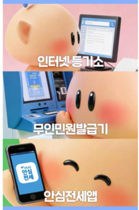 대전시의 꿈돌이 전세사기 예방 쇼폼 화면.