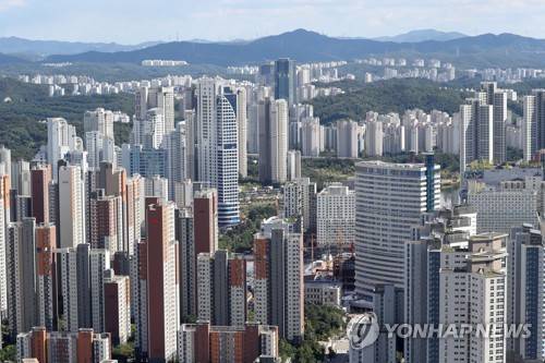헬기에서 본 수원 [연합뉴스 자료사진]