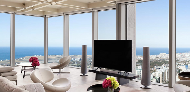 그랜드 하얏트 객실 젼경. (홈페이지)