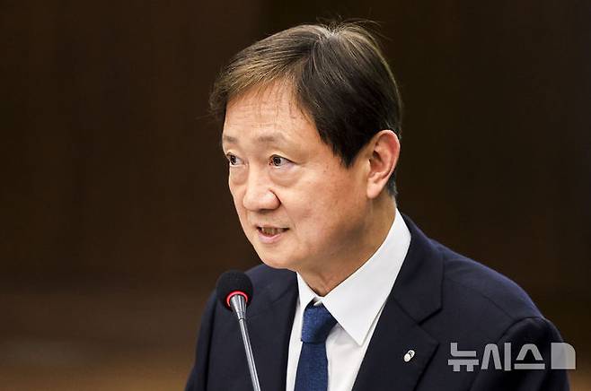 이찬진 금융감독원장이 15일 서울 중구 은행회관에서 열린 2026년도 금융감독자문위원회 전체회의에서 인사말을 하고 있다./제공=뉴시스