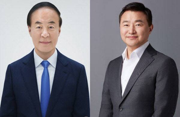 전영현 삼성전자 부회장(왼쪽), 노태문 삼성전자 사장 (사진=삼성전자)