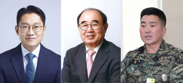 인천 계양을 김남준·심왕섭·김현태 후보. [중앙선거관리위원회 제공 및 연합뉴스 자료사진]