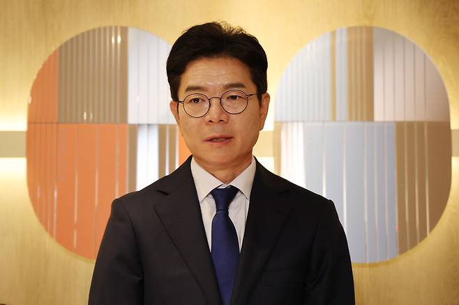 정원오 더불어민주당 서울시장 후보가 14일 서울 중구 투썸플레이스 정동길점에서 열린 정원오의 찾아가는 간담회⑦:소상공인편 '소상공인의 든든한 동반자 서울'에서 발언을 하고 있다. [뉴스1]