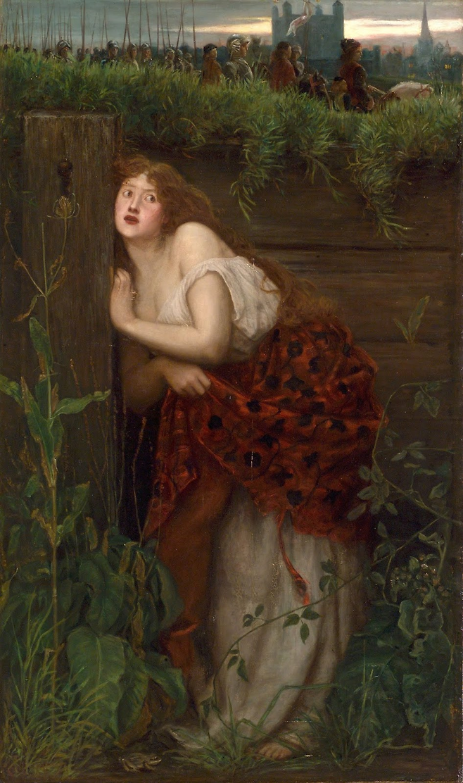 발렌타인 카메론 프린셉, 제인 쇼어의 탈주, 1865년경, 캔버스에 유채, 155.3x92.4cm, 빅토리아 국립 미술관 [작가 1904년에 사망]